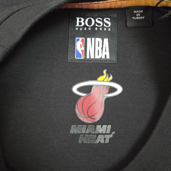 NWOT Hugo Boss X NBA Colab Miami Heat Sweatshirt Retail $158 Men's XL - SEE DESC - Picture 3 of 9